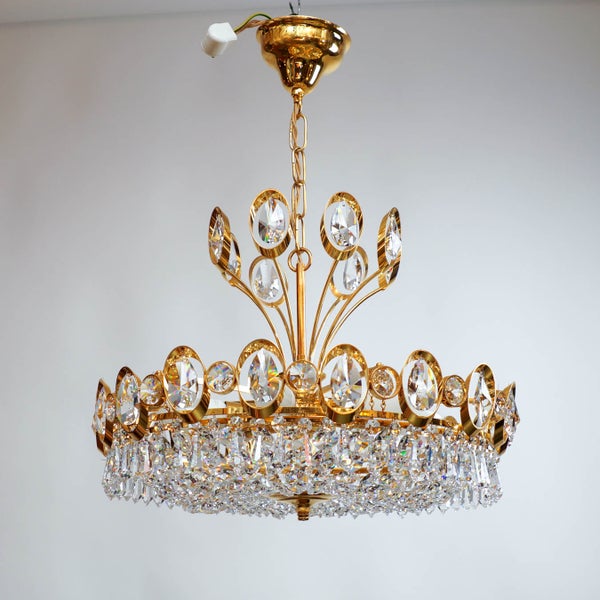 Vintage kristallikruunu &ndash; Turun Kristalli, 1970-luku