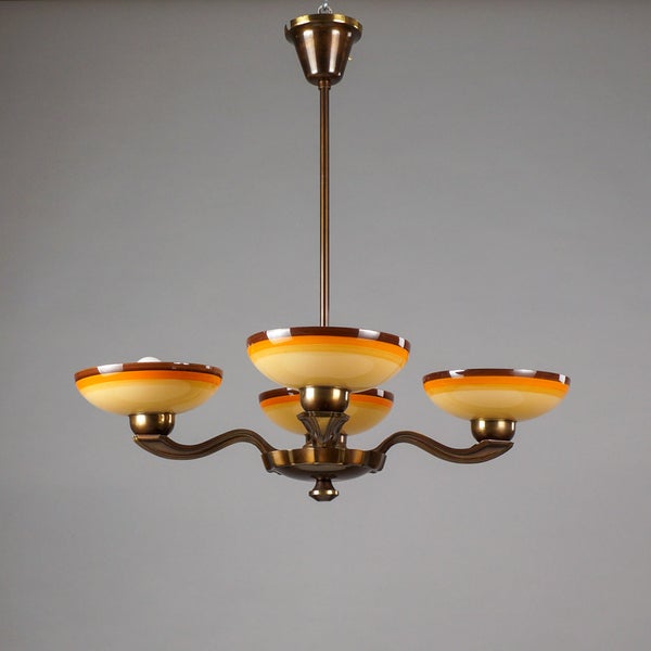 Art deco -kattovalaisin 1930/40-luvulta