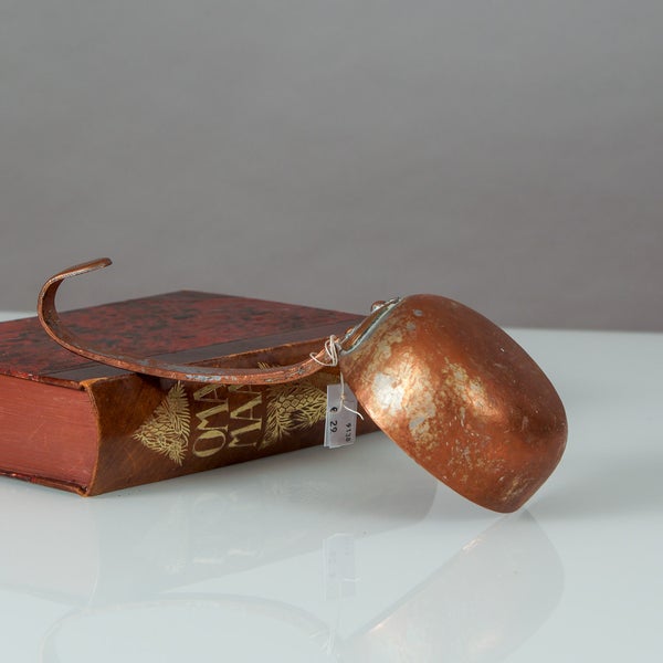 Antiikkinen kuparikauha / vesikauha, 1800&ndash;1900-lukujen vaihde