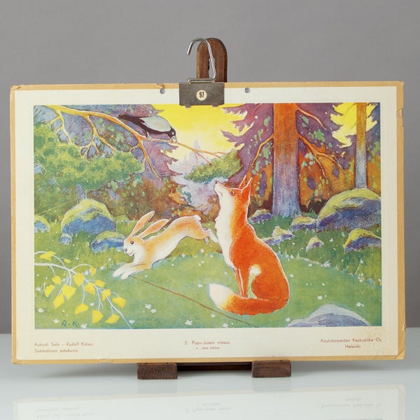 Vintage koulutaulu &ndash; Pupu-Jussin viisaus