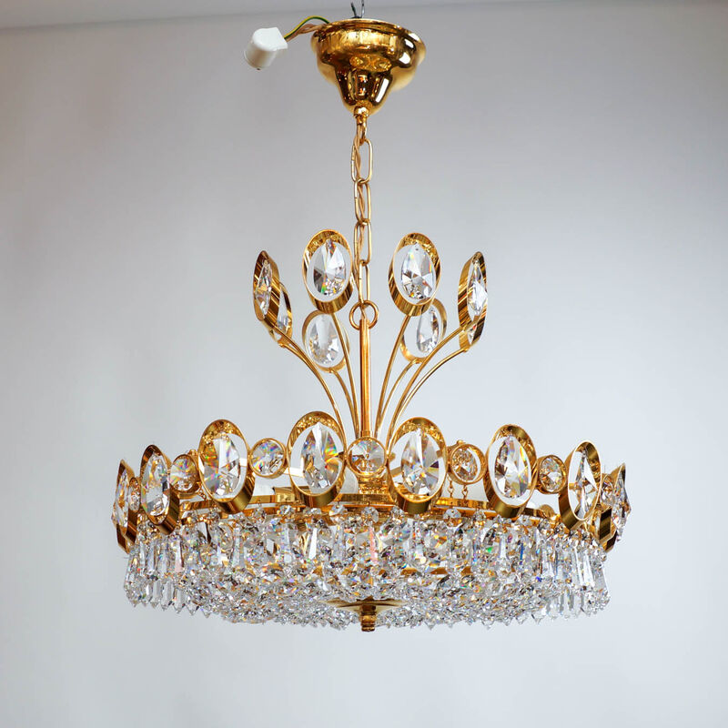 Vintage kristallikruunu – Turun Kristalli, 1970-luku