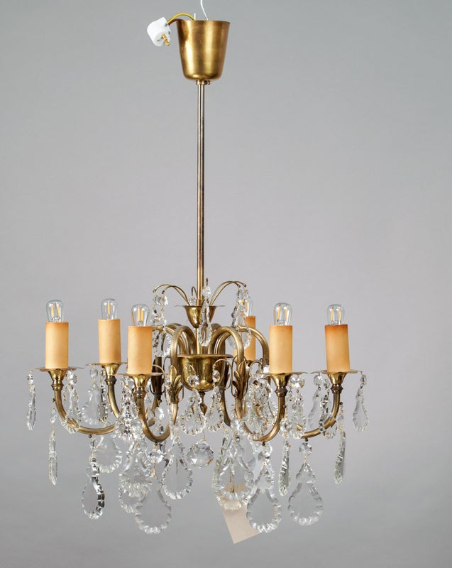 Vintage kristallikruunu, 1950-luku