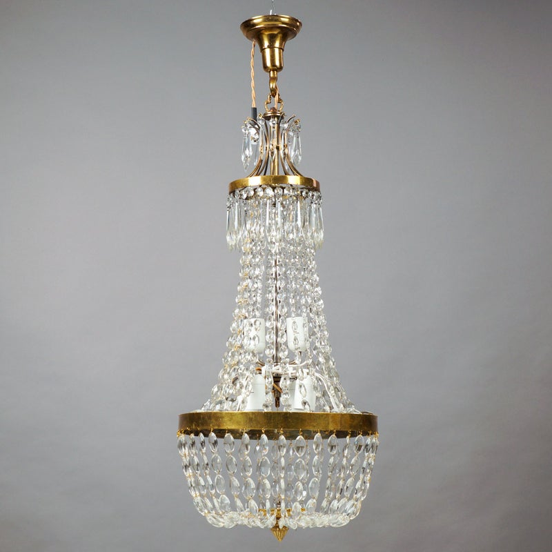 Pussikristallikruunu &ndash; antiikkikristallikruunu, 1920-luku