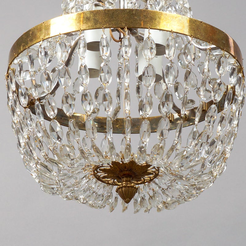 Pussikristallikruunu &ndash; antiikkikristallikruunu, 1920-luku