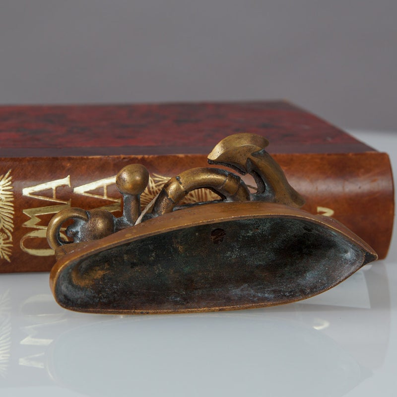 Vintage-tuhkakuppi / pieni malja &ndash; vene ja ankkurijalusta