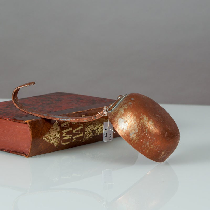 Antiikkinen kuparikauha / vesikauha, 1800&ndash;1900-lukujen vaihde