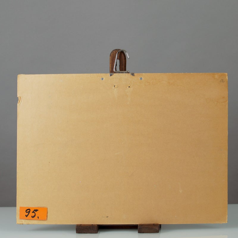 Vintage koulutaulu &ndash; Tiainen ja karhu